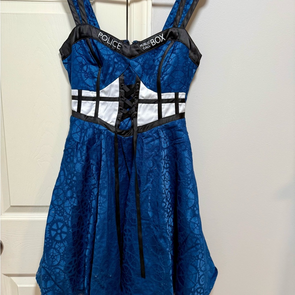 Hot Topic Blue and Black Dress